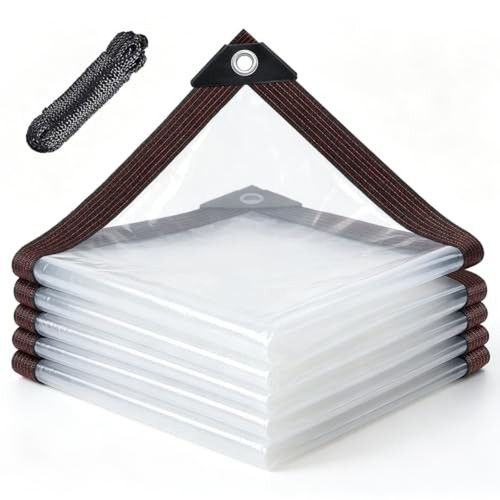 Clear tarps heavy duty - clear,