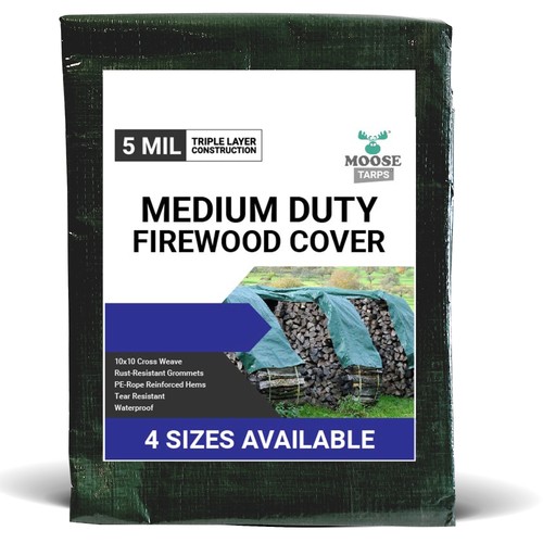 Wood pile tarp 4x18 firewood - 4x18,