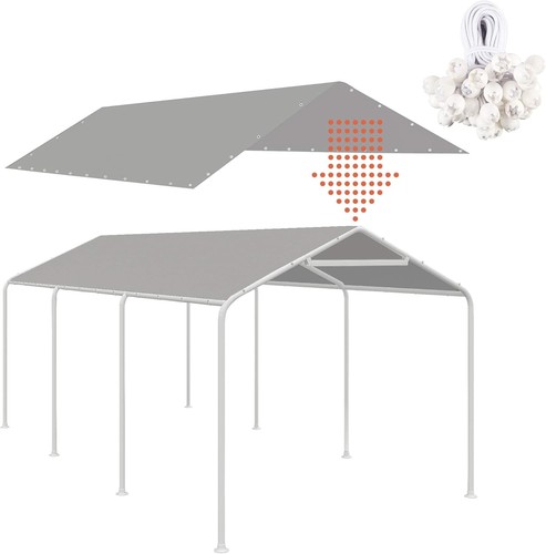 10x20 grey carport - 10x20, canopy