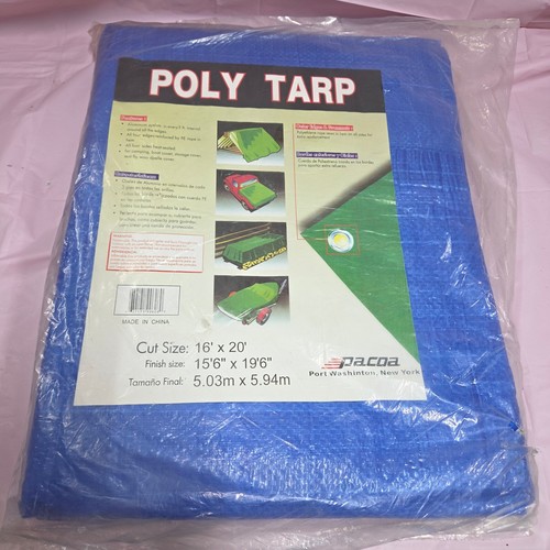 Pacoa blue poly tarp - blue,