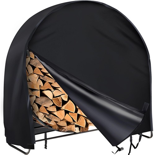 Firewood round rack cover - firewood,